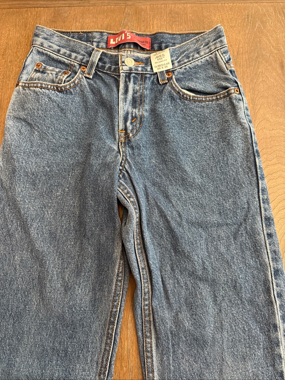 Levi's Kids Blue Straight-Leg Denim Jeans